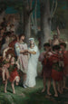 Het huwelijk - Émile Lévy — weergave van het kunstwerk