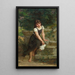Aan de fontein - Émile Munier — ingelijst kunstwerk aan de muur