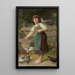 Voeden van de Duiven - Émile Munier — ingelijst kunstwerk aan de muur