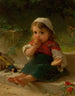 Portret van een kind - Émile Munier — weergave van het kunstwerk