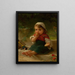 Portret van een kind - Émile Munier — ingelijst kunstwerk aan de muur