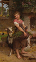 La Petite Bergère - Émile Munier — weergave van het kunstwerk