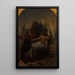 Het begrafenis van Christus Jezus van het kruis af - Émile Signol — ingelijst kunstwerk aan de muur