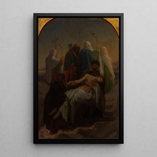 mile Signol - Lensevelissement du Christ Jsus descendu de la Croix.webp
