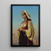 Een Griekse Schoonheid - Émile Vernet-Lecomte — ingelijst kunstwerk aan de muur
