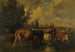 van vee in een veld - Émile van Marcke — weergave van het kunstwerk
