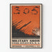 Vintage militaire poster 305th Infantry Militaire Tentoonstelling 1917