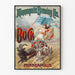 Vintage poster van Minneapolis Brewing Co. Bock Bier