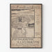 Vintage poster van Miss Frances Benjamin Johnston – Illustratiefoto en tekst
