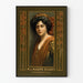 Vintage poster portret Miss Maxine Elliott Art Nouveau stijl