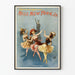 Vintage Poster Spectaculair Burlesque Miss New York Jr