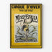 Poster Cirque d'Hiver Miss Paula, krokodillen- en slangentemster