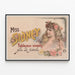 Vintage poster Miss Sidney Tableaux Vivants Eindeloos Tijdperk — ingelijst kunstwerk aan de muur