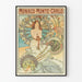 Decoratieve Poster Monaco Monte-Carlo Stijl Art Nouveau
