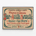 Vintage poster van de salon van humoristische artiesten Monte-Carlo 1909 — ingelijst kunstwerk aan de muur