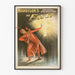 Vintage poster Morrison's Faust met figuur in rood kostuum en verlichte kruis