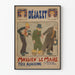 Vintage theaterposter "Mossieu" de Burgemeester - Elzasser regie