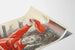 Vintage poster in rood en zwart Heldendankbaarheid