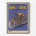 Vintage poster Motocyclette Dé-Dé Courbevoie