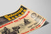 Vintage poster Races Moto Duitsland vs Oostenrijk 1936 — weergave van het kunstwerk