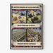 Vintage militair poster van geallieerde munitiearbeiders in een Britse fabriek