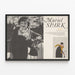Poster Muriel Spark - Grote Auteurs van het Time Reading Programma — ingelijst kunstwerk aan de muur