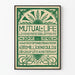 Vintage poster Mutual Life Lijfrente Amsterdam 1898