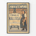 Vintage poster van universitaire kunsttentoonstelling 1910