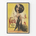 Vintage poster Naya de koningin van de hoge gom