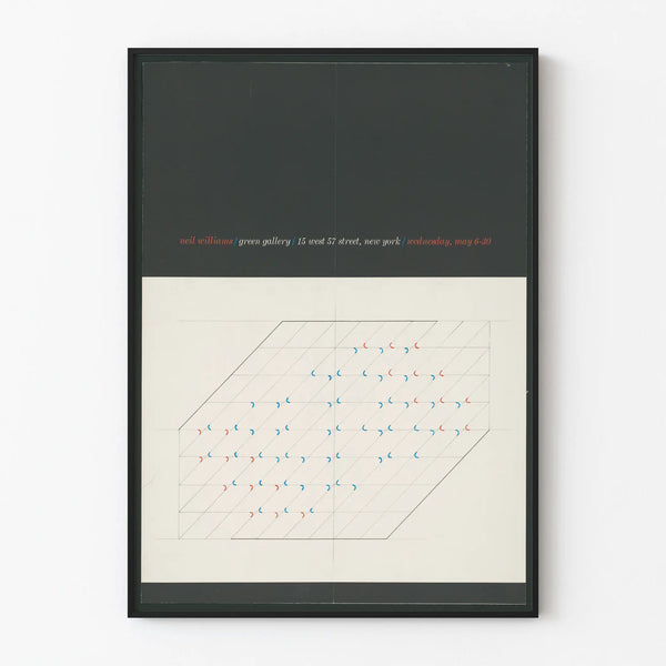 Tentoonstellingsposter Neil Williams Green Gallery New York