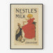 Vintage poster Nestlé's Zwitserse Melk, Rijk aan Room