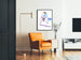 Decoratieve poster Neurasthenie - Illustratie Melancholische Pierrot