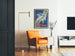 Vintage poster Névrosthénie illustratie hersenen en negatieve foto's