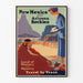 Vintage poster New Mexico Arizona Rockies wanddecoratie
