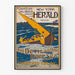 Vintage poster New York Herald The Devil and the Deep Sea