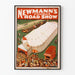 Vintage Poster van Newmann's Beroemde Roadshow