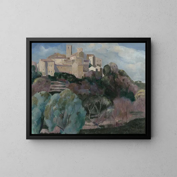 Landschap in de Provence - Ángel Zárraga — ingelijst kunstwerk aan de muur