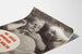 Vintage poster voor bewustwording over kinderbescherming