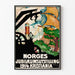 Vintage poster tentoonstelling Noorwegen 1914 Kristiania