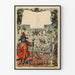 Vintage poster met wijze katten in show