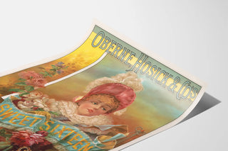 Vintage poster zeep Sweet Sixteen Oberne Hosick & Co