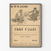 Vintage poster van Odd Craft door W. W.. Jacobs met illustraties van Will Owen