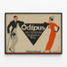 Vintage poster Oedipus - elegant en retrostijl — ingelijst kunstwerk aan de muur