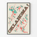 Vintage Oklahoma Dansers geïllustreerde poster