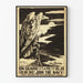 Vintage maritiem poster USA met adelaar in waakpositie
