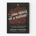 Vintage poster 'One Third of a Nation' - Theaterwanddecoratie Amerikaans theater
