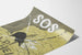 Vintage poster SOS Help met illustratie van een schip in storm