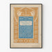 Vintage herdenkingsposter voor Professor L. den Hartog