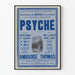 Poster Opéra Comique Psyché - Partituur Ambroise Thomas