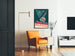 Vintage poster Opti Lux - Decoratieve poster energiebesparende lamp